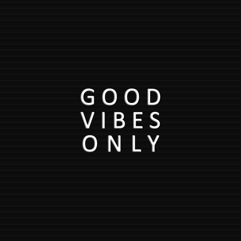 LETTERBOARD GOOD VIBES ONLY