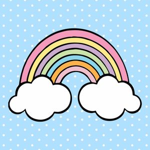 ARCO IRIS E BOLINHAS