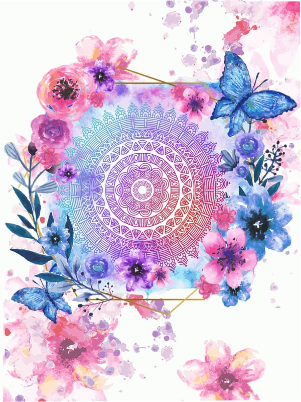 MANDALA DE FLORES