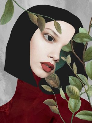 GIRL COLLAGE ART