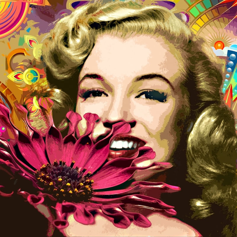 MARILYN & FLOWER