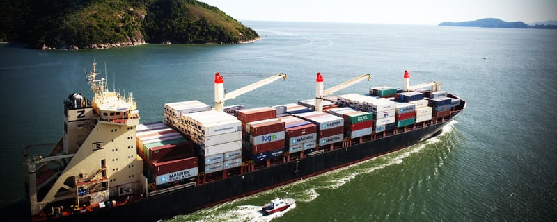 NAVIO - ENTRADA DO CANAL DO PORTO DE SANTOS - VS1 EX1