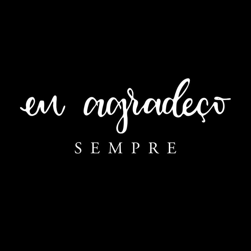 EU AGRADEÇO