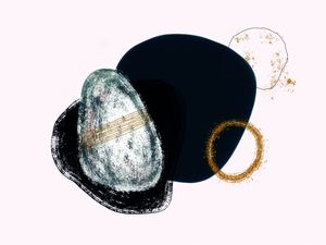 ABSTRACT STONE GOLD