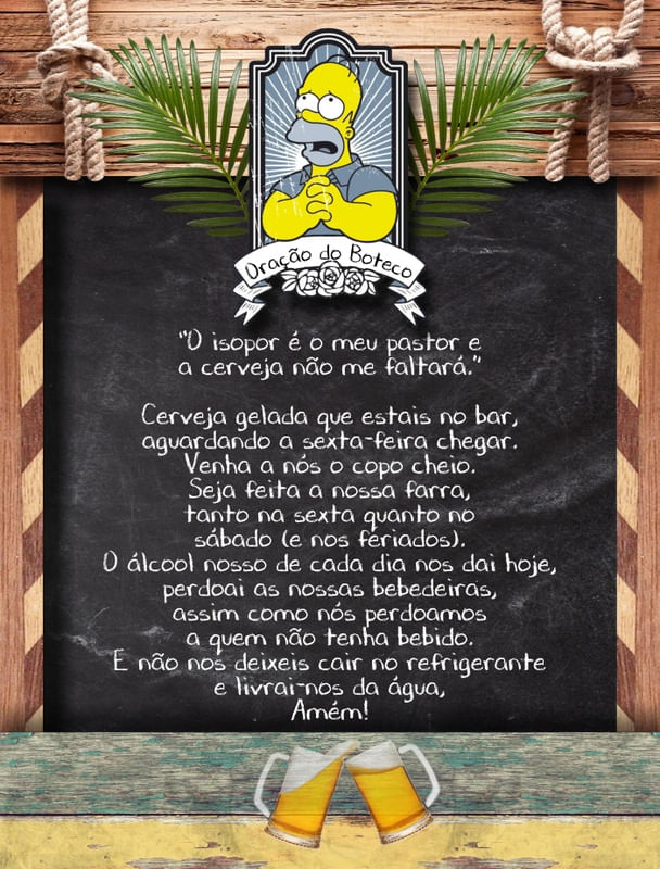 ORAÇÃO DO BOTECO