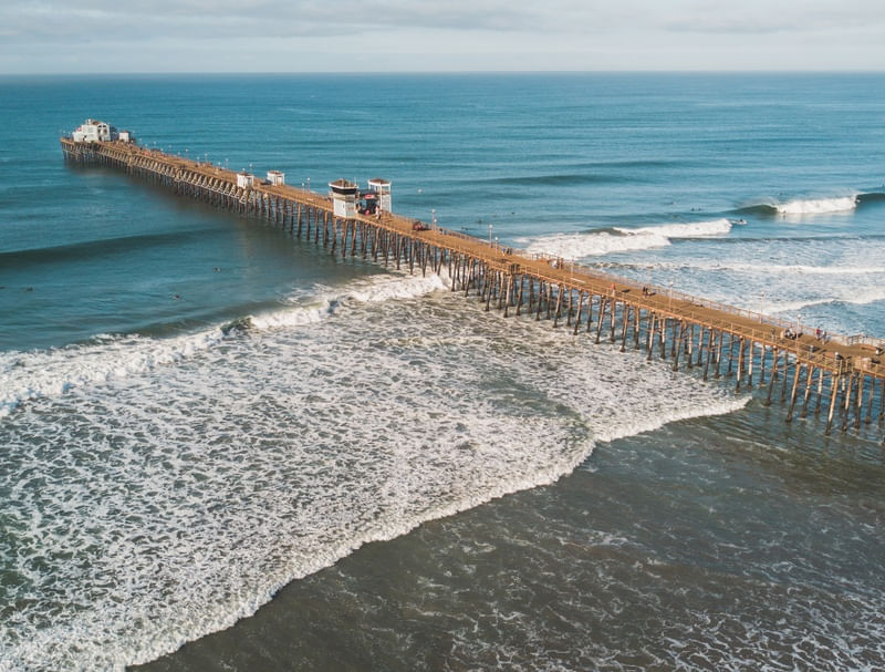 PIER DE OCEANSIDE, CALIFORNIA