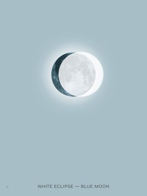 WHITE ECLIPSE BLUE MOON