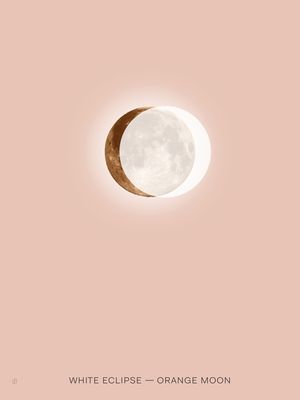 WHITE ECLIPSE ORANGE MOON
