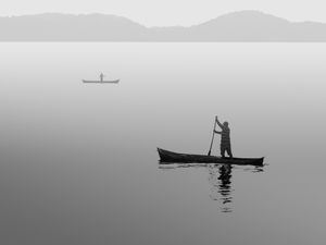 BARQUEIROS NO MAR DE ANTONINA