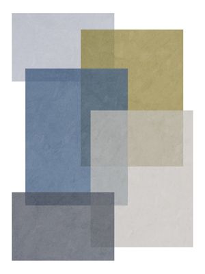 COLEÇÃO ARQUITETOS - PALETA AZUL E MOSTARDA