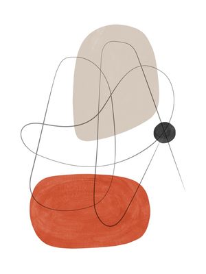 COMPOSIÇÃO ABSTRATA COM LINHAS CINZENTAS 3