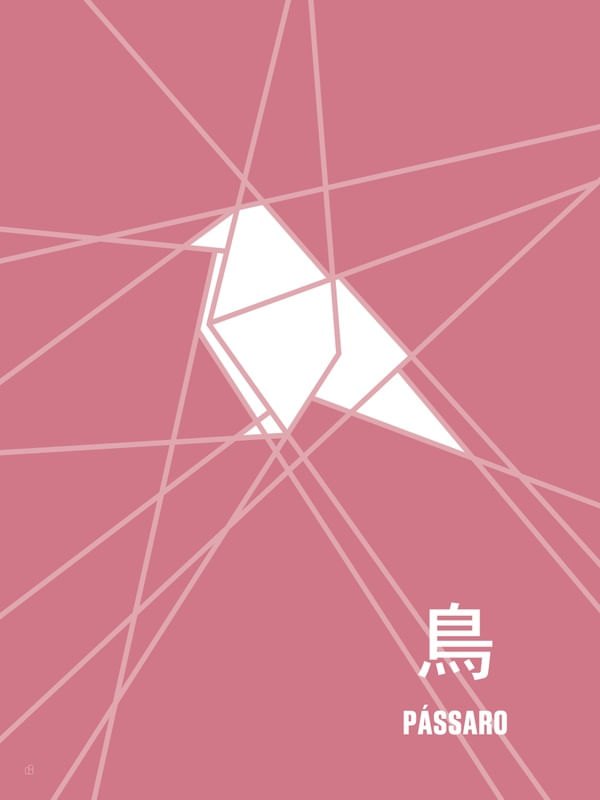 PÁSSARO 2 - SÉRIE ORIGAMI