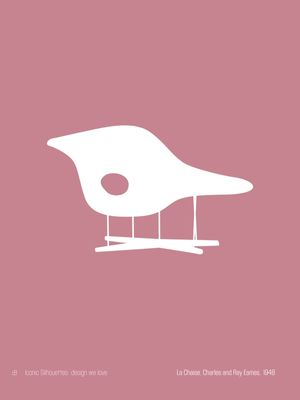 LA CHAISE, CHARLES AND RAY EAMES - ICONIC SILHOUETTES: DESIGN WE LOVE