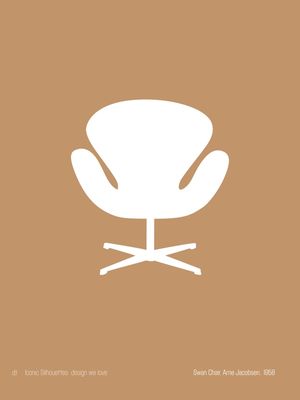 SWAN CHAIR, ARNE JACOBSEN - ICONIC SILHOUETTES: DESIGN WE LOVE