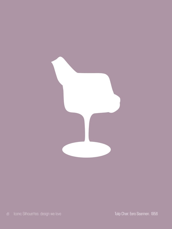TULIP CHAIR, EERO SAARINEN - ICONIC SILHOUETTES: DESIGN WE LOVE