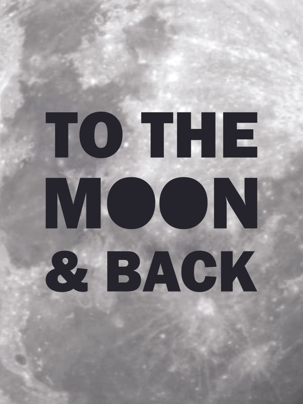 TO THE MOON AND BACK BLACK