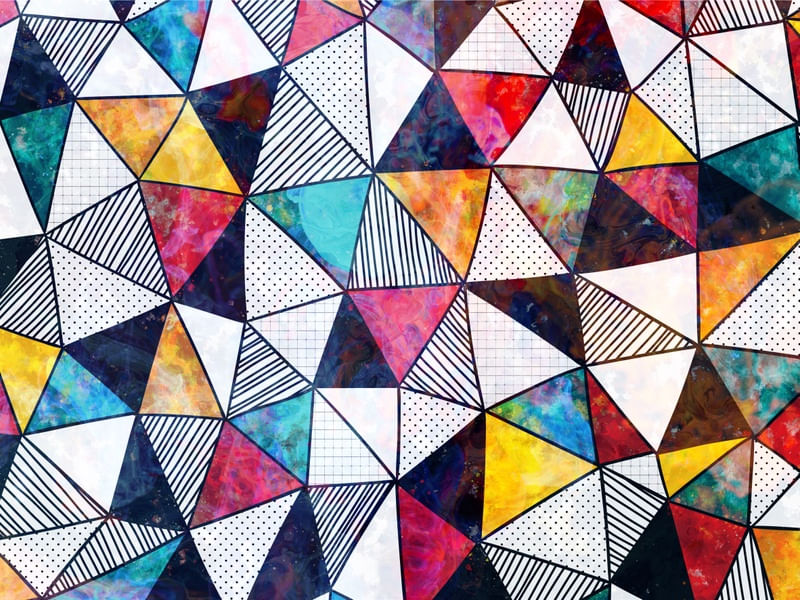 GEOMETRICO ABSTRATO PSICODELICO