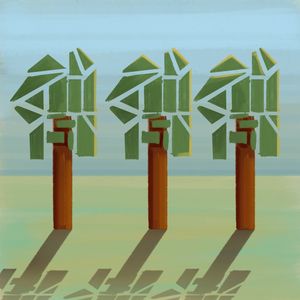 THREE GREEN TREES