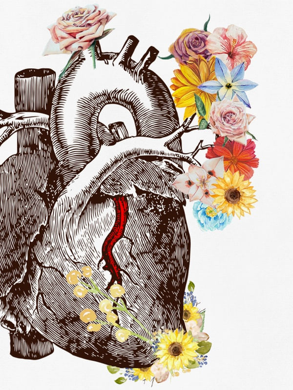 HEART ANATOMY FLOWER 2