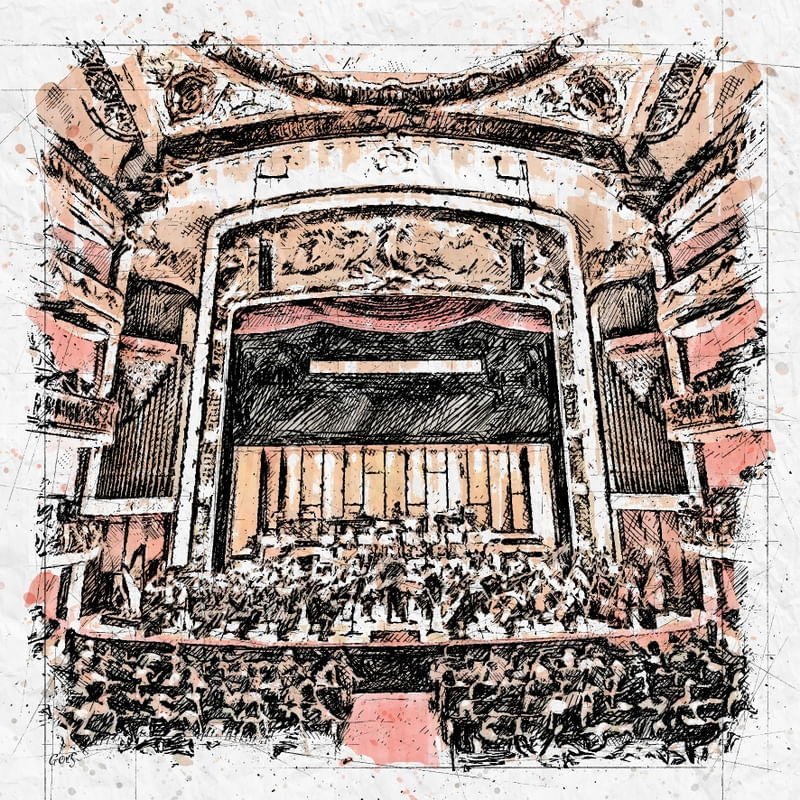 TEATRO MUNICIPAL SP SKETCH