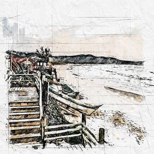 PRAIA DO ROSA SUL SKETCH - IMBITUBA GAROPABA SC