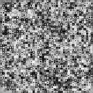 QUADRADOS QUADRADOS MONOCROMATICO
