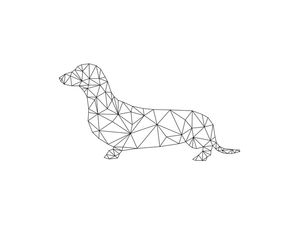 CACHORRO GEOMÉTRICO - DACHSHUND