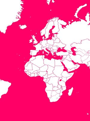 MAPA MUNDI BRANCO FUNDO VERMELHO INTENSO PARTE 2 DE 3