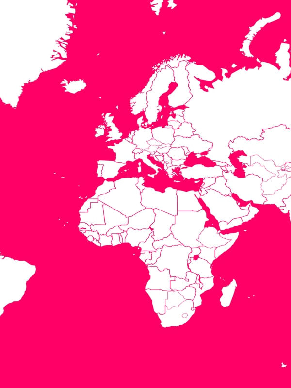 MAPA MUNDI BRANCO FUNDO VERMELHO INTENSO PARTE 2 DE 3