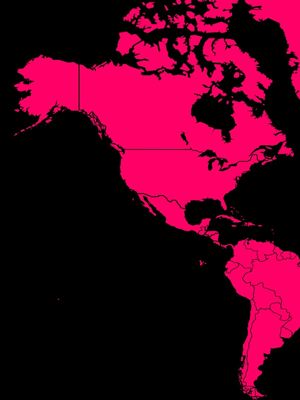 MAPA MUNDI VERMELHO INTENSO FUNDO PRETO PARTE 1 DE 3