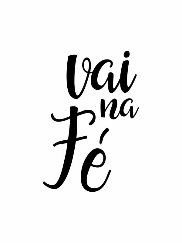 VAI NA FÉ FUNDO BRANCO