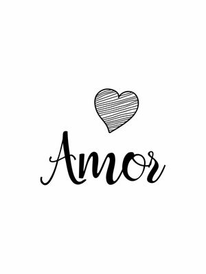 AMOR FUNDO BRANCO CORAÇÃO PRETO