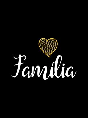 FAMÍLIA FUNDO PRETO CORAÇÃO AMARELO