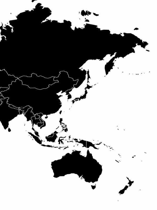 MAPA MUNDI PRETO FUNDO BRANCO PARTE 3 DE 3