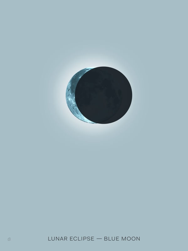 LUNAR ECLIPSE - BLUE MOON