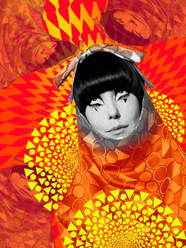 SUPERMODEL PEGGY MOFFITT 3 - SUPERMODELS OF THE SIXTIES SERIES