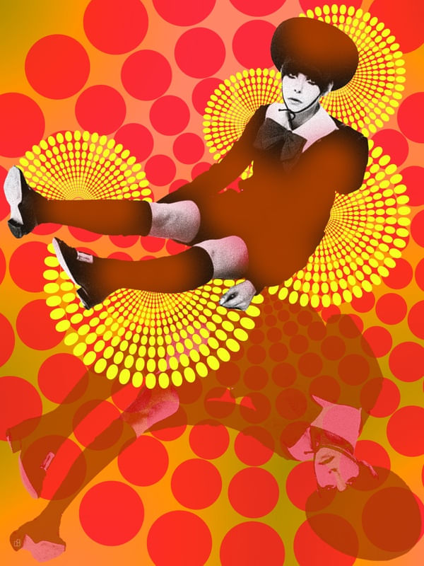 SUPERMODEL PEGGY MOFFITT 2 - SUPERMODELS OF THE SIXTIES SERIES