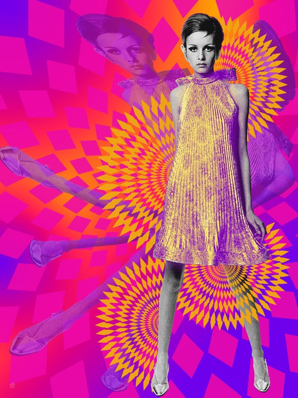 SUPERMODEL TWIGGY 1 - SUPERMODELS OF THE SIXTIES SERIES