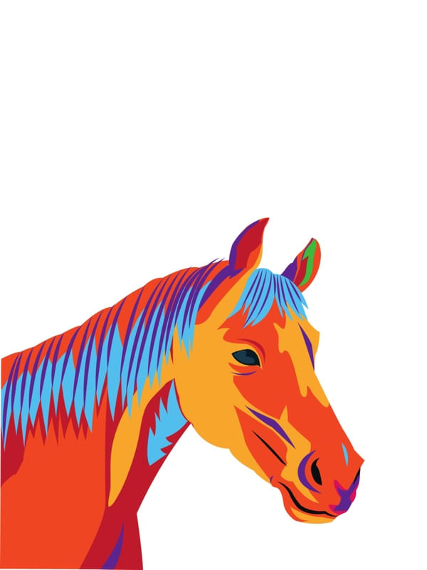 CAVALO NEON