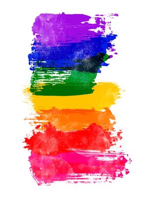 ABSTRACT PROUD LOVE COLORS