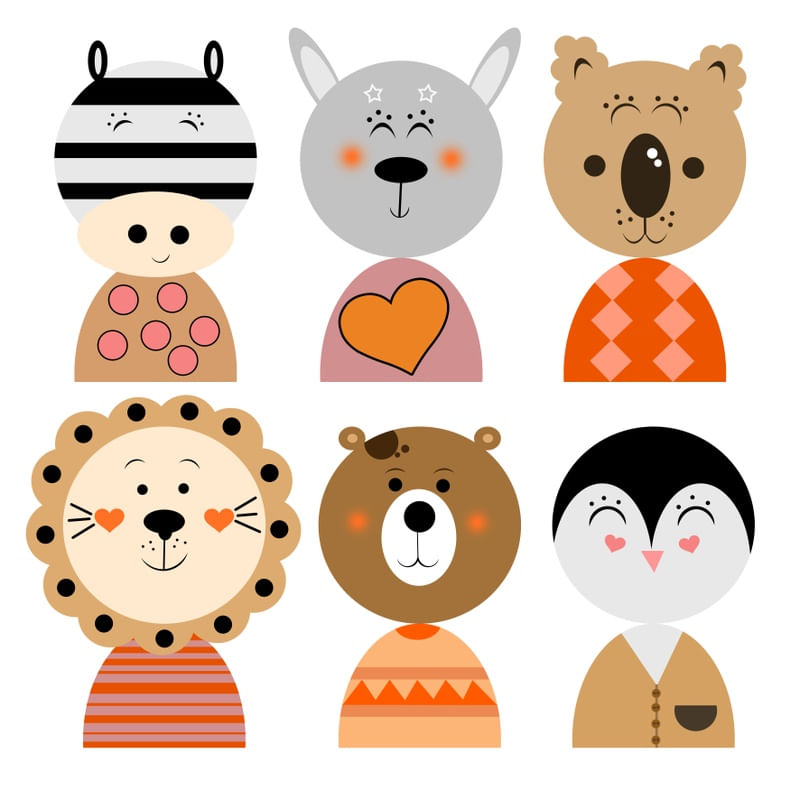 ANIMAIS CORAÇÃO