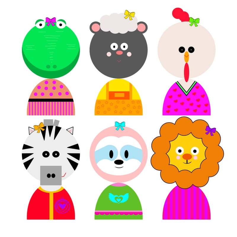 ANIMAIS COM LAÇOS