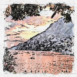 POSITANO SUNSET SKETCH