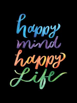 HAPPY MIND HAPPY LIFE FUNDO PRETO
