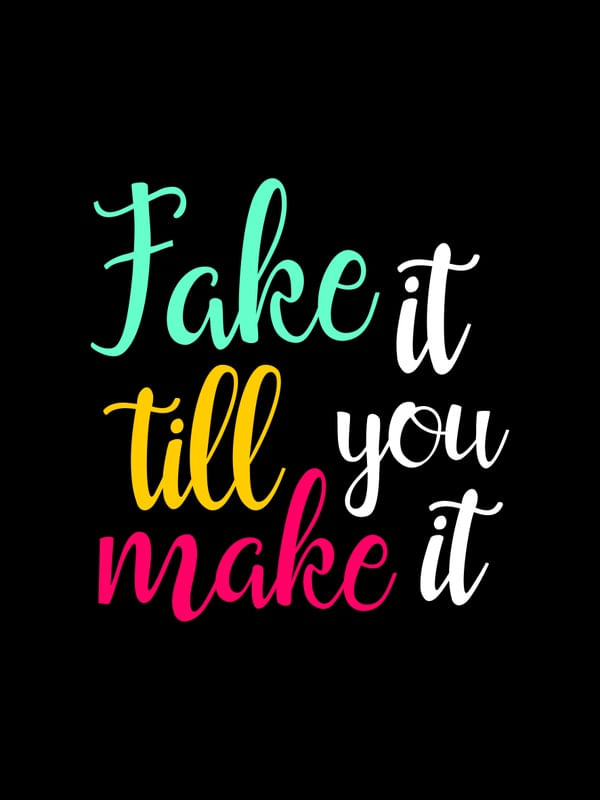FAKE IT TILL YOU MAKE IT COLORS