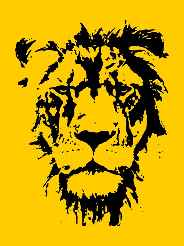 LION ART YELLOW
