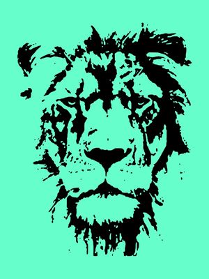 LION ART VERDE TURQUESA