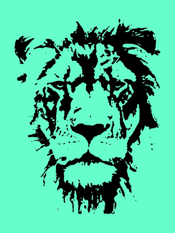 LION ART VERDE TURQUESA