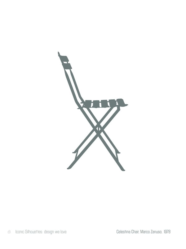 CELESTINA CHAIR, MARCO ZANUSO - ICONIC SILHOUETTES. DESIGN WE LOVE -CINZA