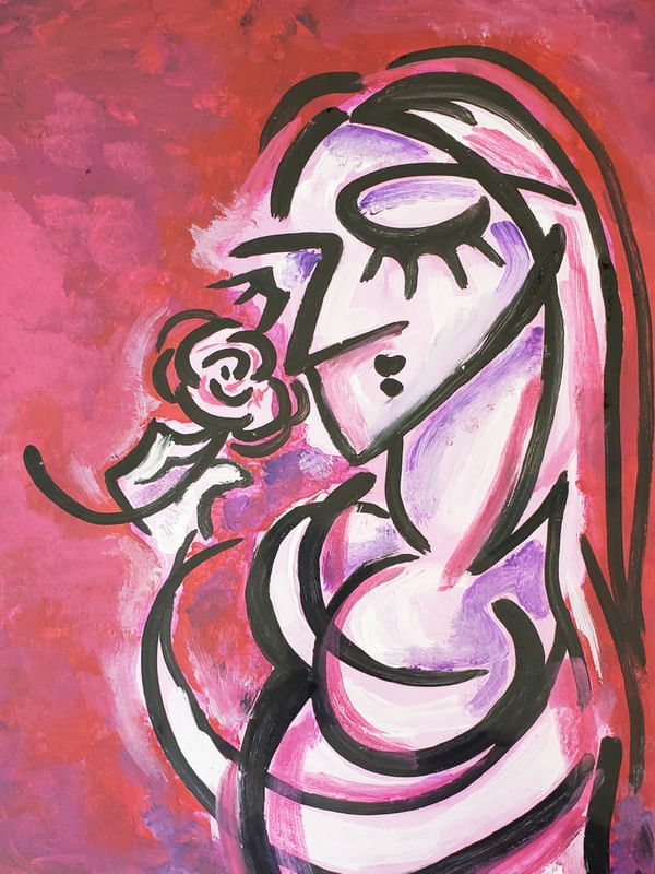 MULHER E A FLOR